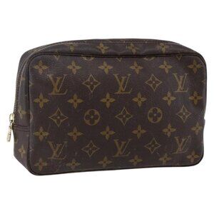 LOUIS VUITTON Monogram Trousse Toilette 23 Clutch Bag M47524 LV Auth 148256